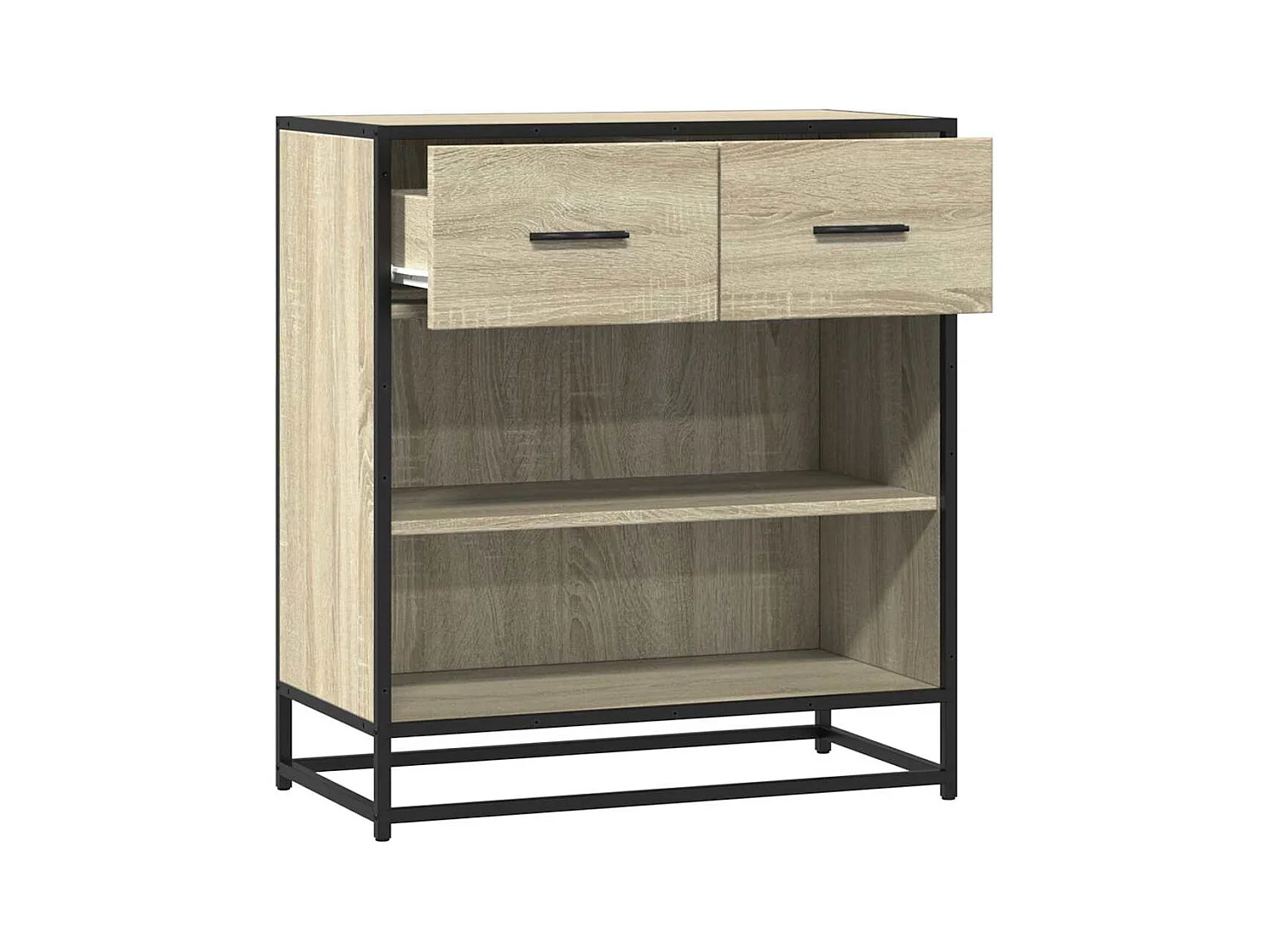 Buffet chêne sonoma 68x35x76 cm bois d'ingénierie
