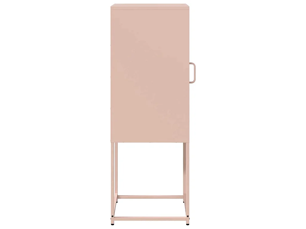 Dressoir 36x39x107 cm koudgewalst staal roze