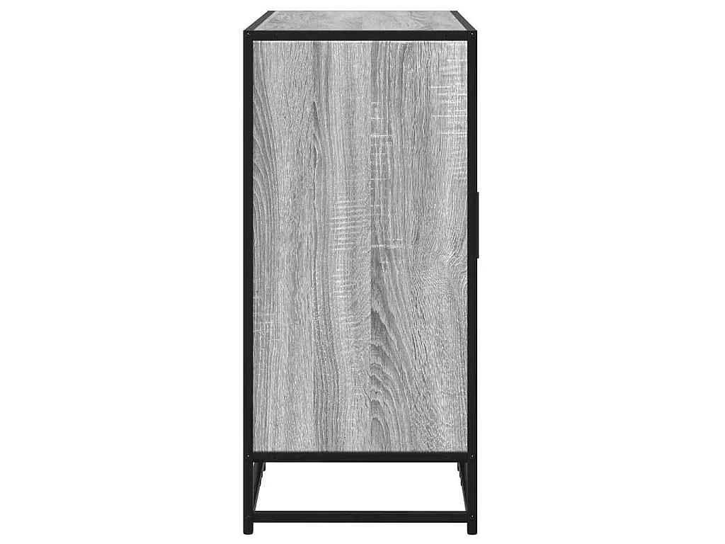 Buffet sonoma gris 92x35x76 cm bois d'ingénierie