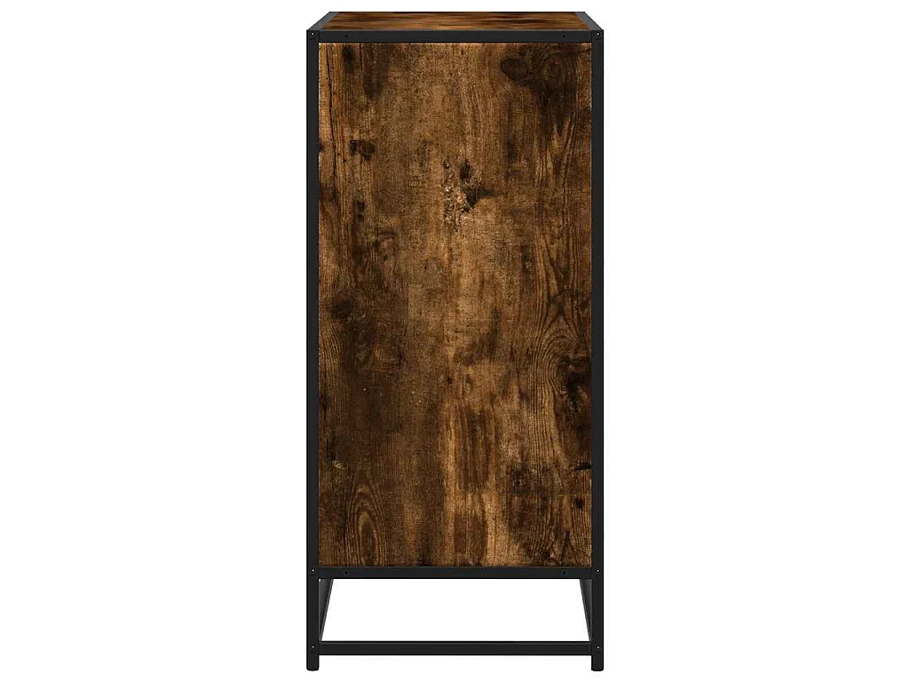 Buffet chêne fumé 62x35x76 cm bois d'ingénierie
