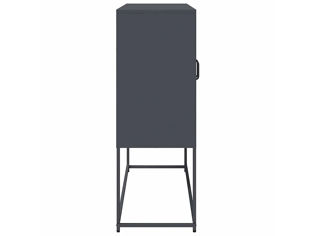 Sideboard Anthrazit 100,5x39x107 cm Kaltgewalzter Stahl