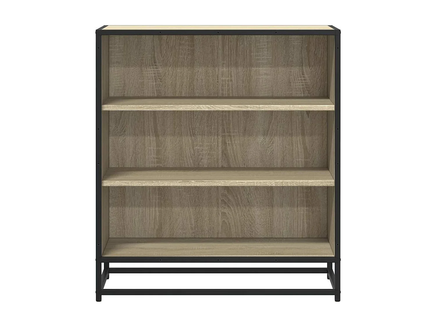 Buffet chêne sonoma 68x35x76 cm bois d'ingénierie et métal