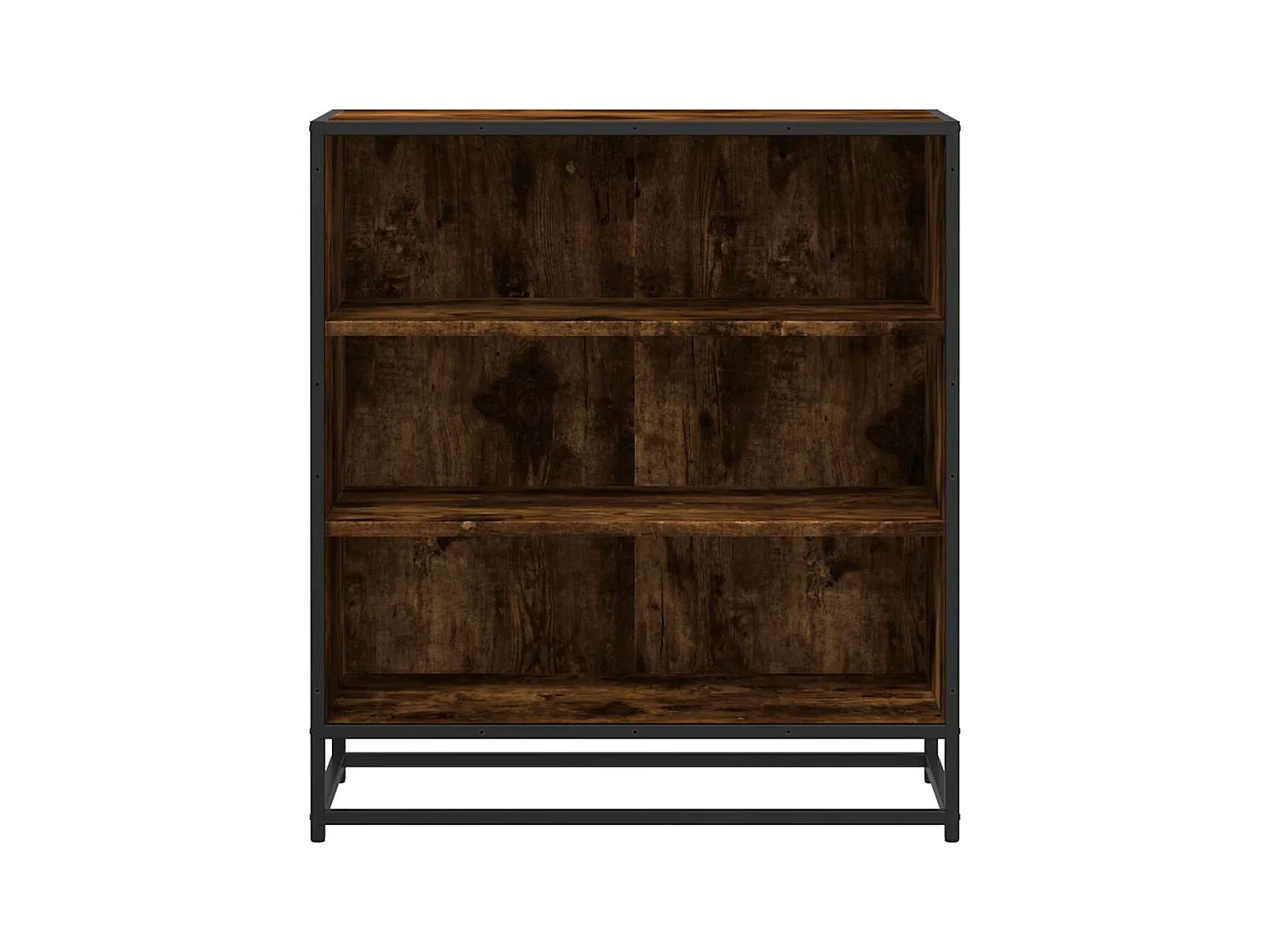 Sideboard Räuchereiche 68x35x76 cm Holzwerkstoff und Metall