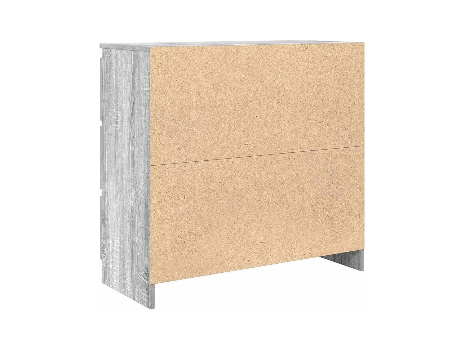 Aparador de madera de ingeniería Sonoma gris 80x35x76 cm