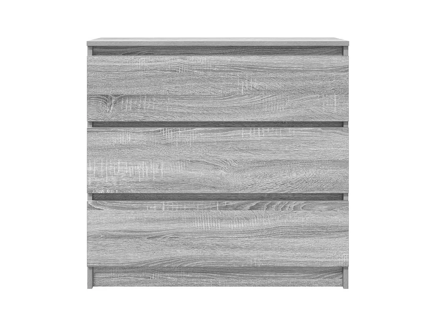 Sideboard Grau Sonoma 80x35x76 cm Holzwerkstoff