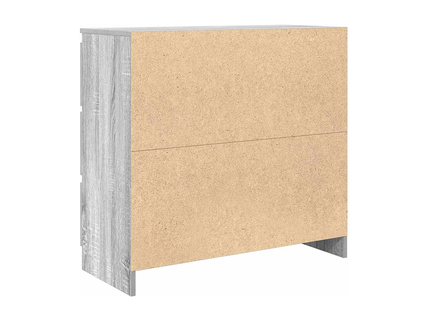 Sideboard Grau Sonoma 80x35x76 cm Holzwerkstoff