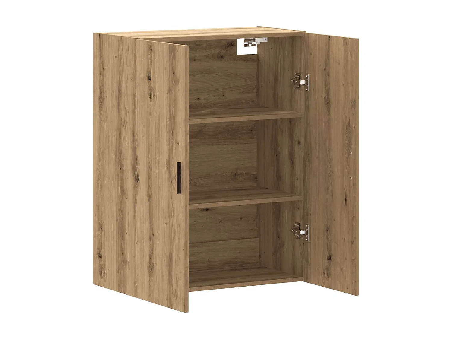 Bovenkast 69,5x34x90 cm artisanaal eikenkleurig