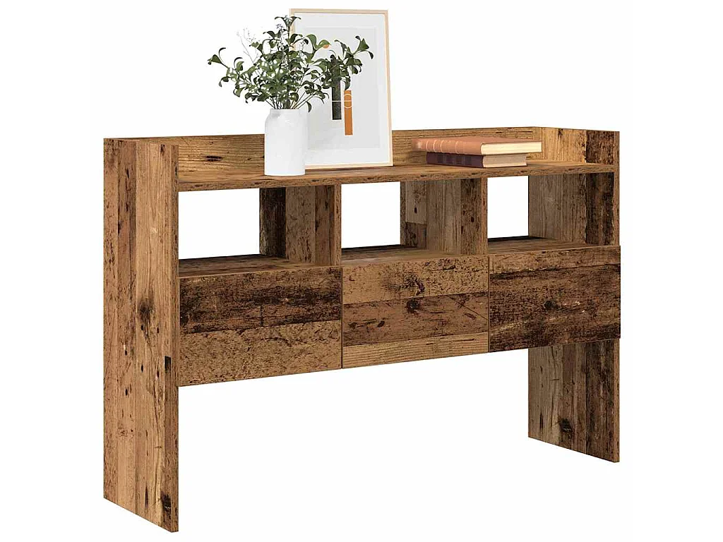 Buffet vieux bois 105x30x70 cm bois d'ingénierie