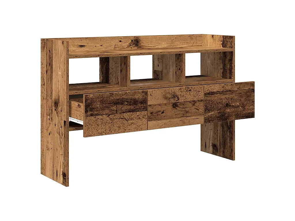 Buffet vieux bois 105x30x70 cm bois d'ingénierie