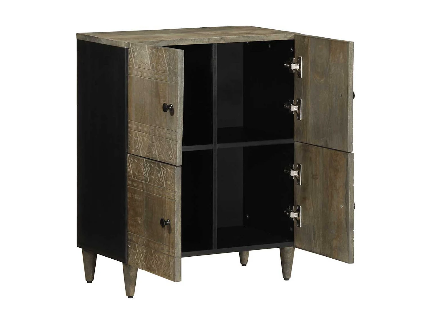 Sideboard 60x33x75 cm Massivholz Mango