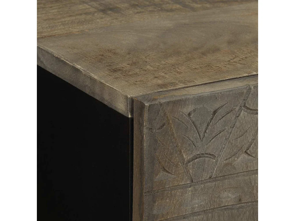 Sideboard 60x33x75 cm Massivholz Mango