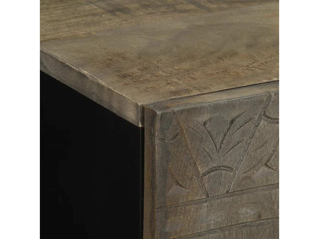 Dressoir 60x33x75 cm massief mangohout