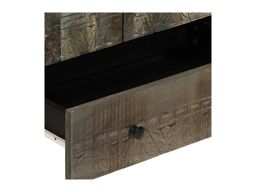 Buffet 60x33x100 cm bois de manguier massif