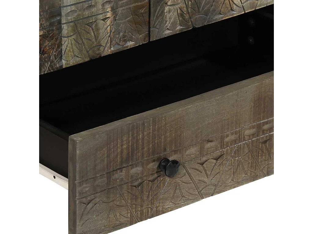Buffet 60x33x100 cm bois de manguier massif