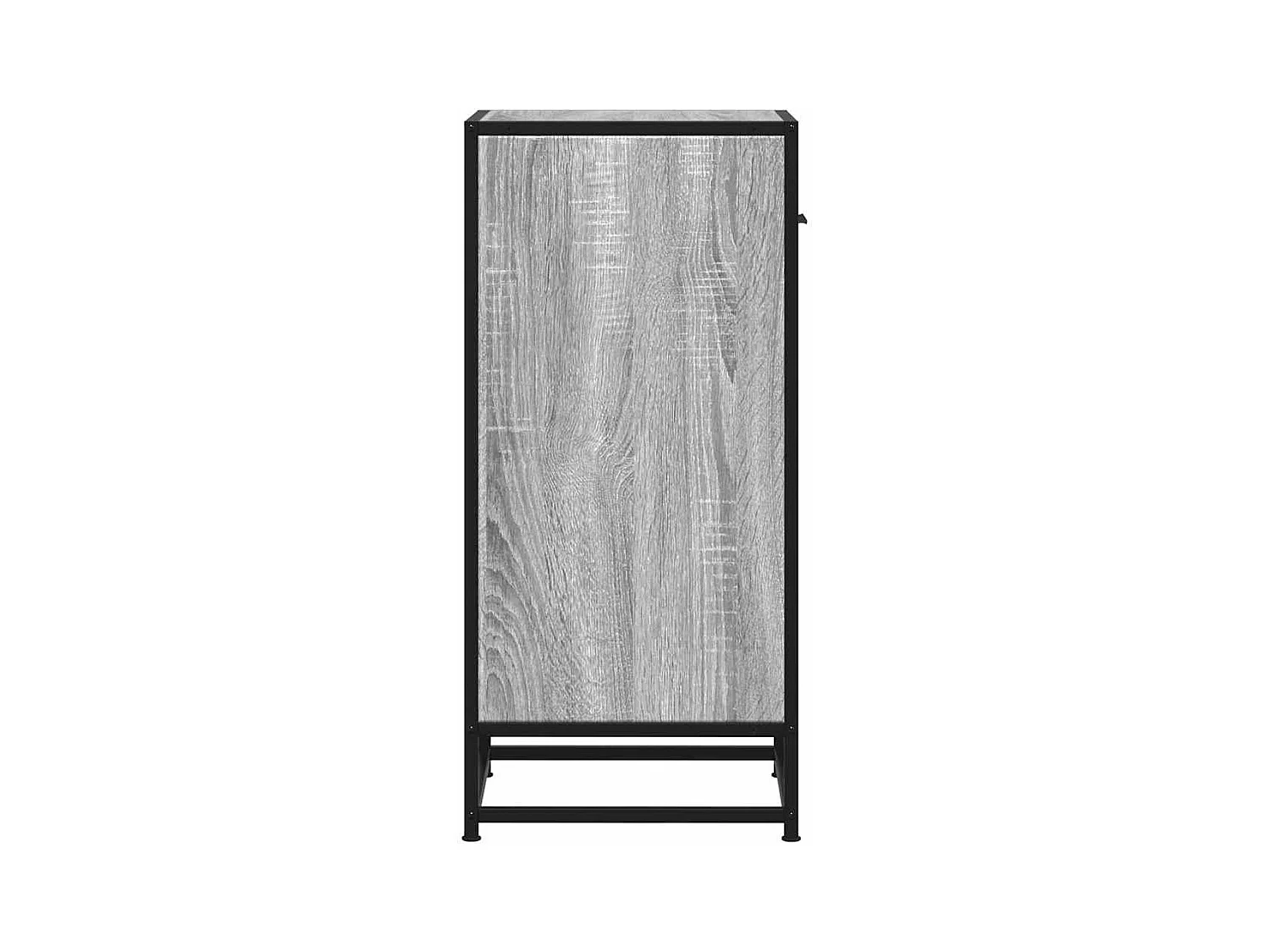 Buffet sonoma gris 35,5x35x76 cm bois d'ingénierie et métal