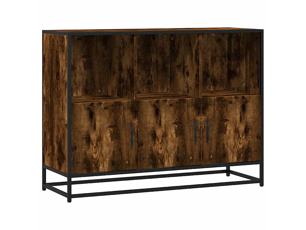Sideboard Räuchereiche 100x35x76 cm Holzwerkstoff