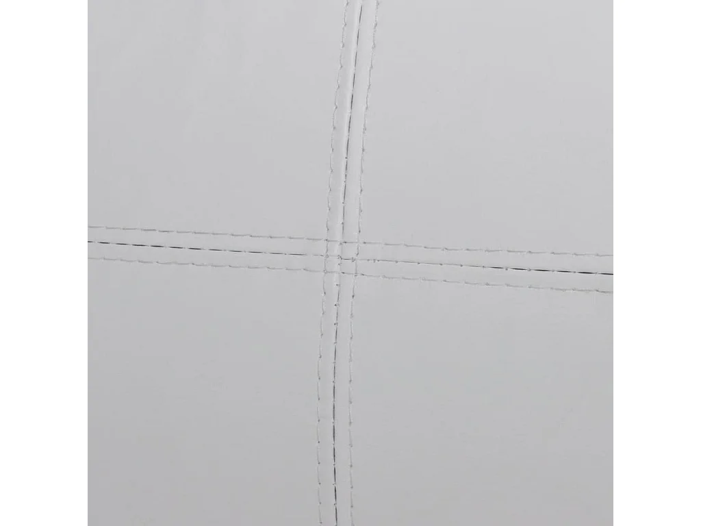 Driezitsbank sectioneel kunstleer wit