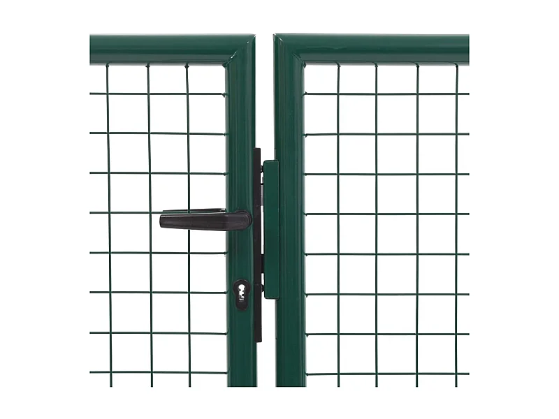 Portillon Acier 350x100 cm Vert