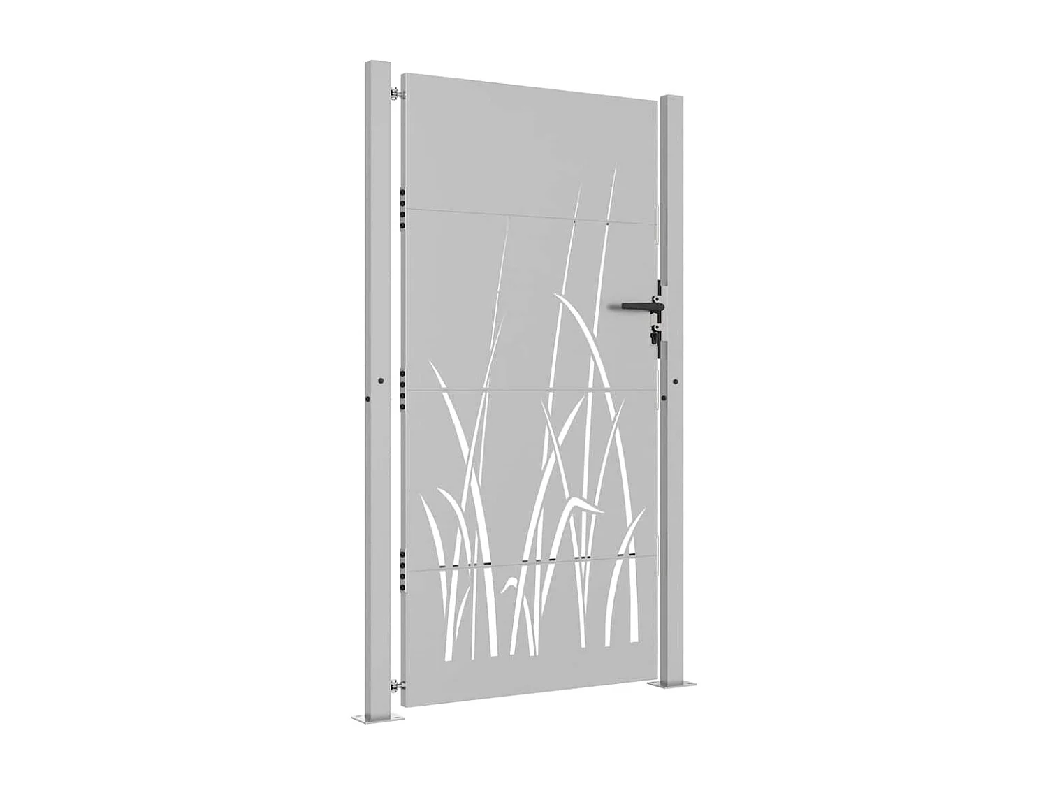 Portão de Jardim em Aço Corten 105x205 cm com Design Elegante e Durável