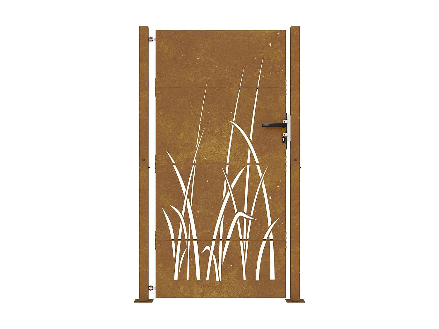 Portão de Jardim em Aço Corten 105x205 cm com Design Elegante e Durável