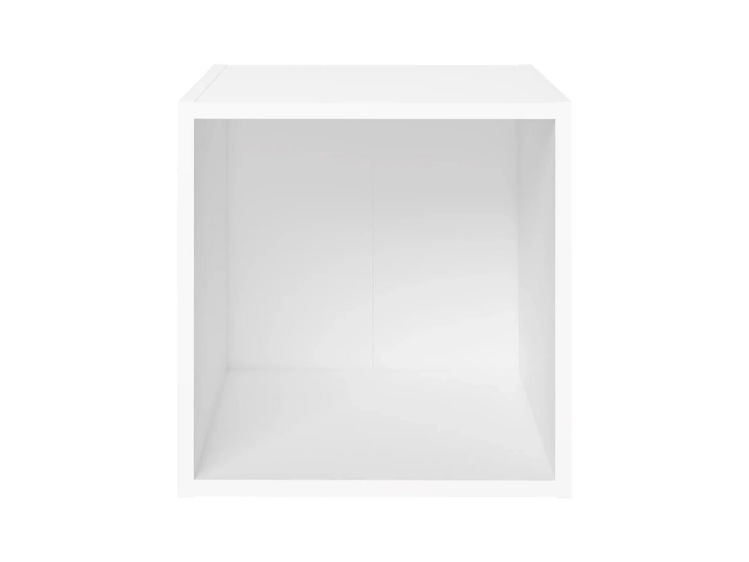 Ensemble de meubles TV 3 pcs Blanc Bois d'ingénierie