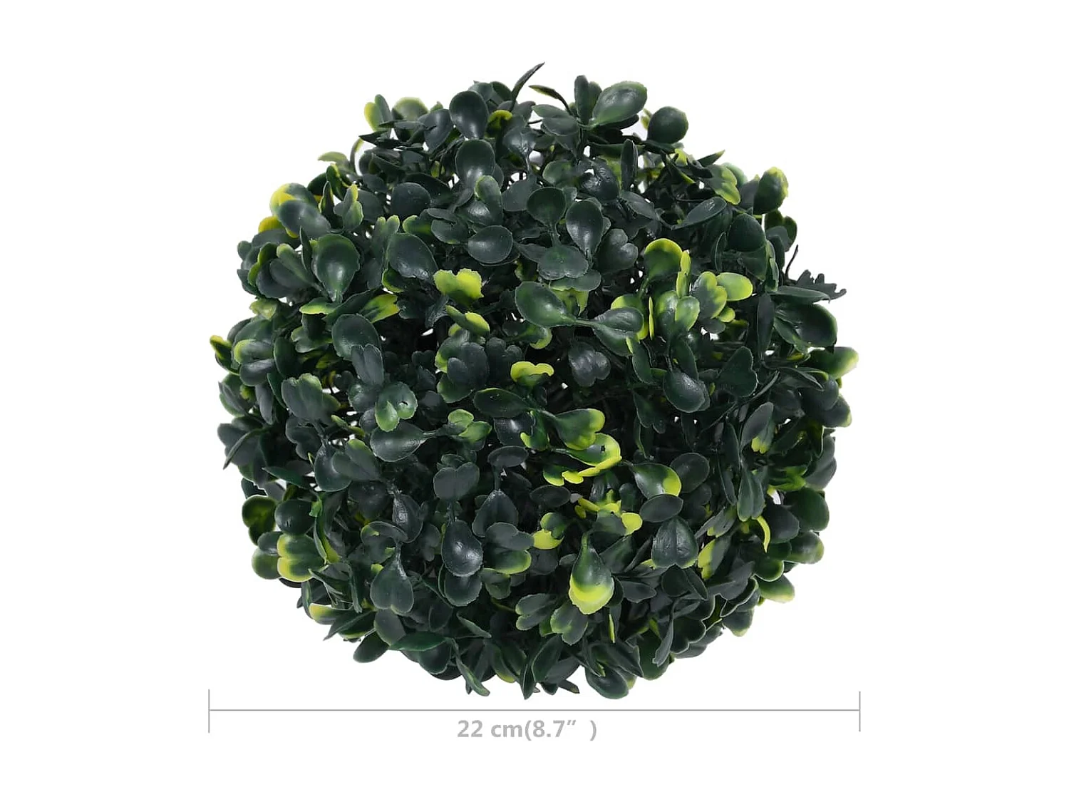 Künstliche Buchsbaumkugeln 2 Stk. 22 cm