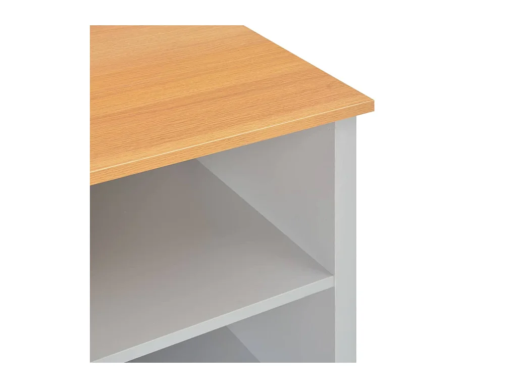 Meuble TV Gris 95x39x58 cm