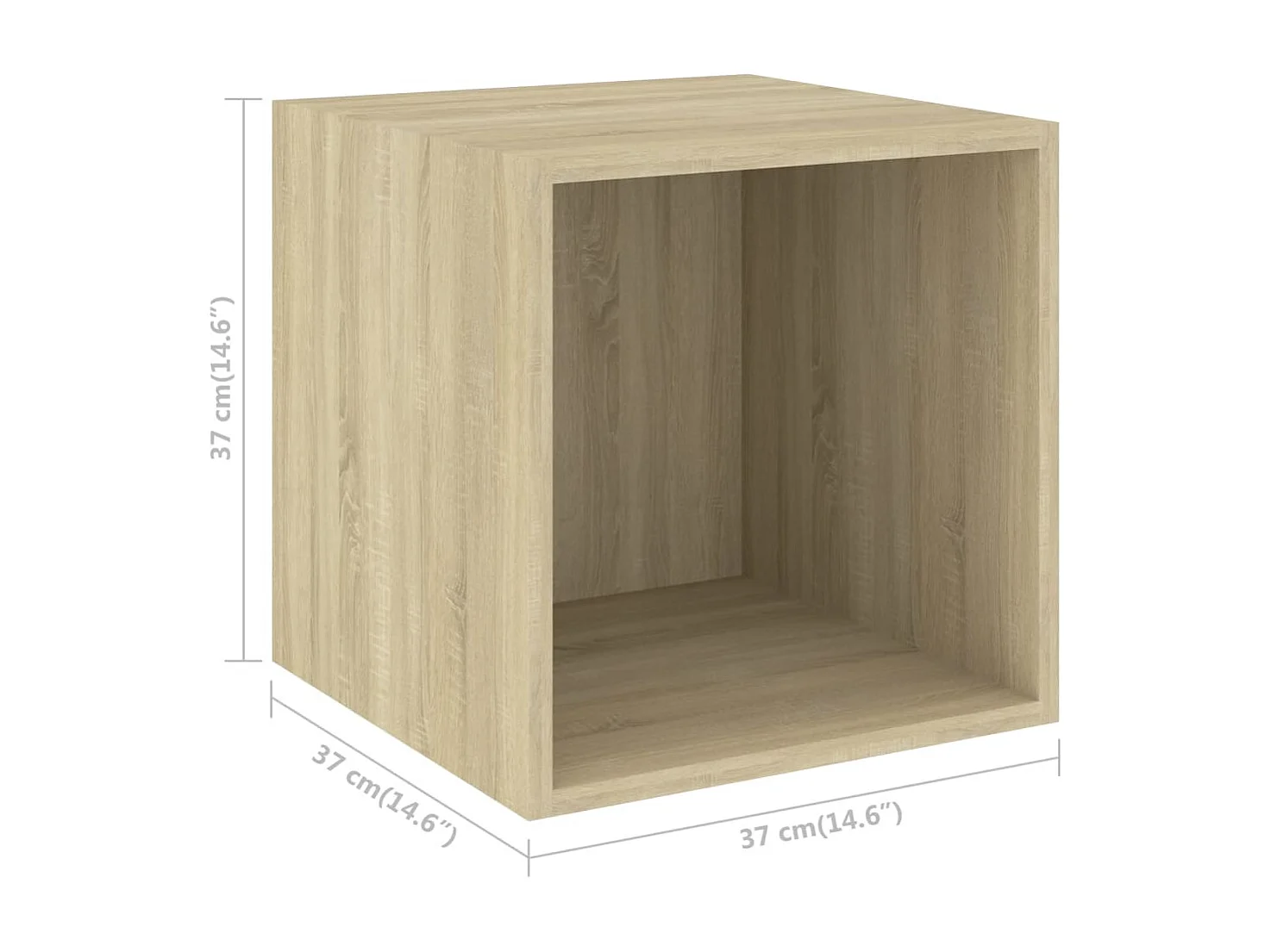 Ensemble de meubles TV 2 pcs Chêne sonoma Bois d'ingénierie