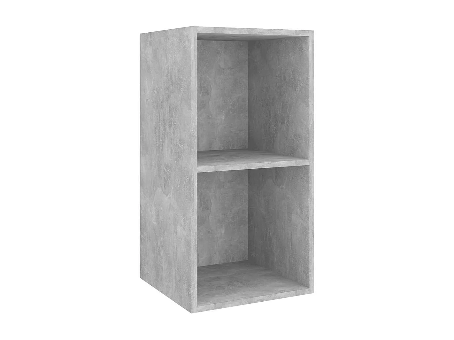 Ensemble de meubles TV 4 pcs Gris béton Bois d'ingénierie
