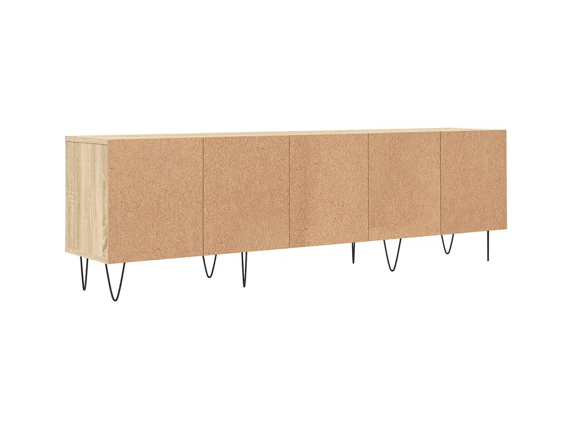 Meuble TV chêne sonoma 150x30x44,5 cm bois d'ingénierie