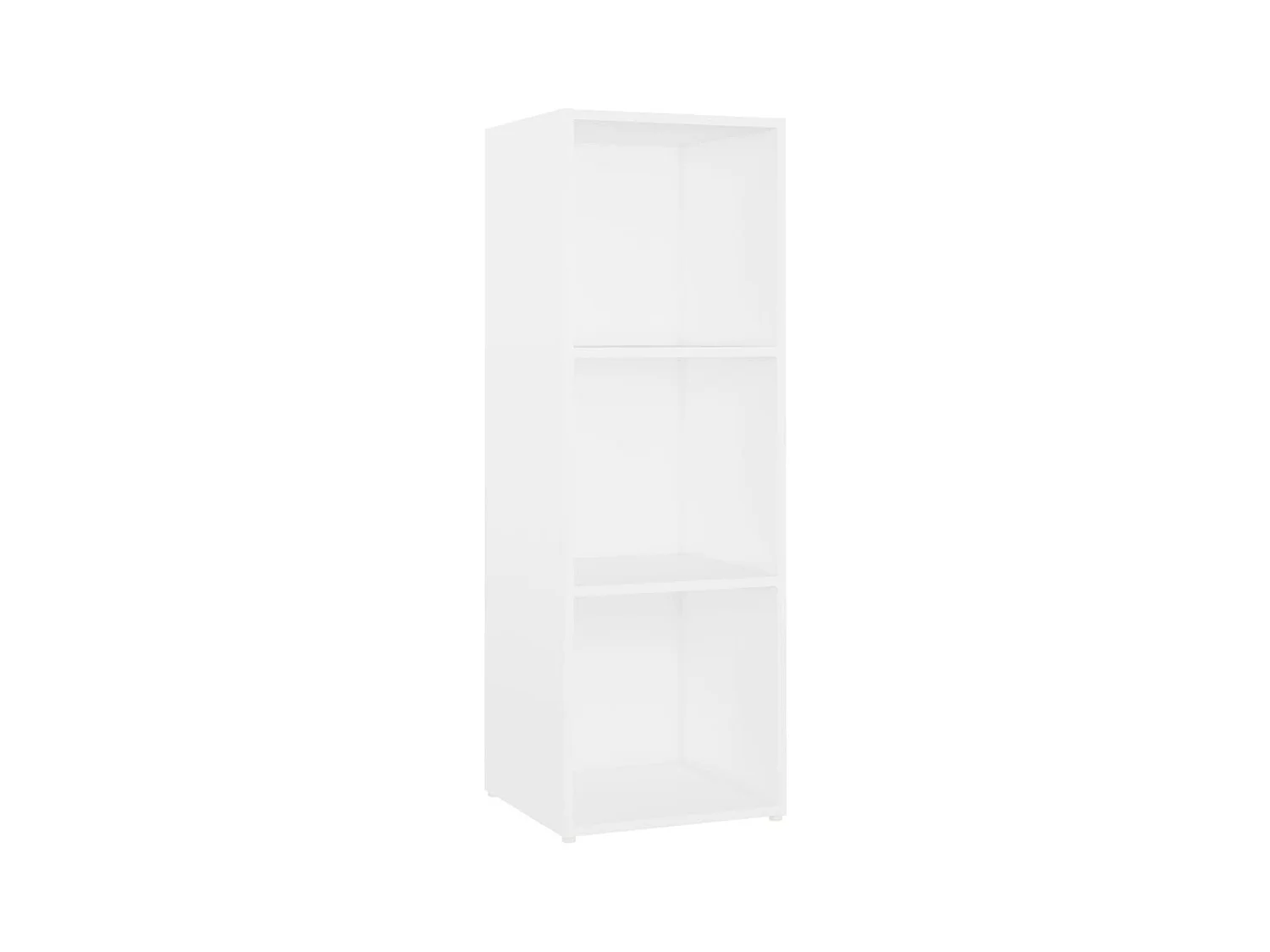 Meubles TV 4 pcs Blanc 107x35x37 cm Bois d'ingénierie