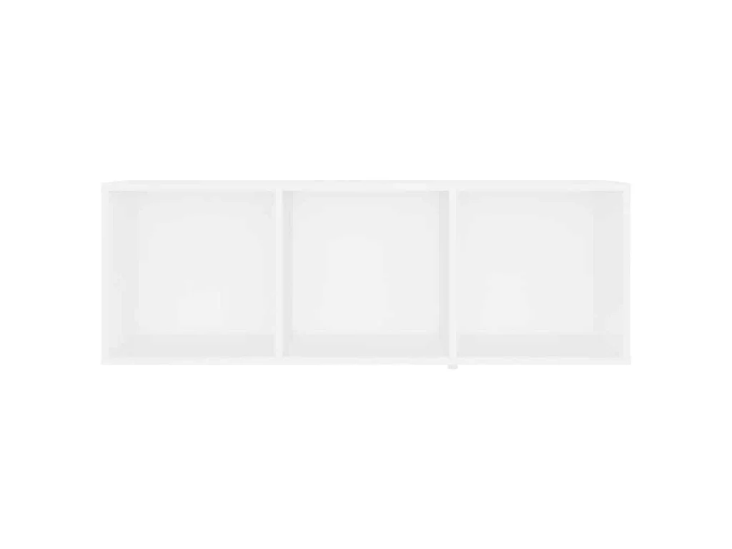 Meubles TV 2 pcs Blanc 107x35x37 cm Bois d'ingénierie
