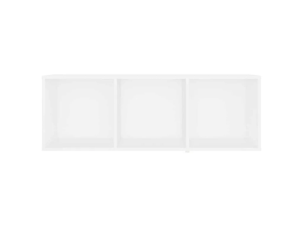 Meubles TV 2 pcs Blanc 107x35x37 cm Bois d'ingénierie