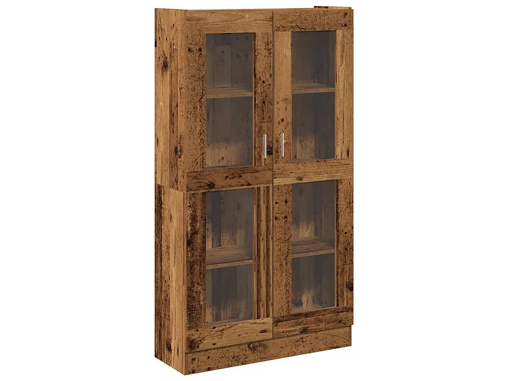 Aparador madera ingeniería madera envejecida 82,5x30,5x150 cm