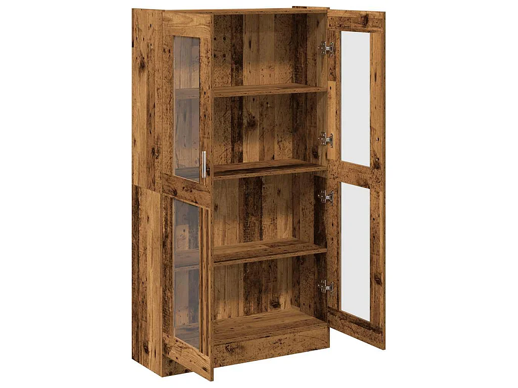 Aparador madera ingeniería madera envejecida 82,5x30,5x150 cm