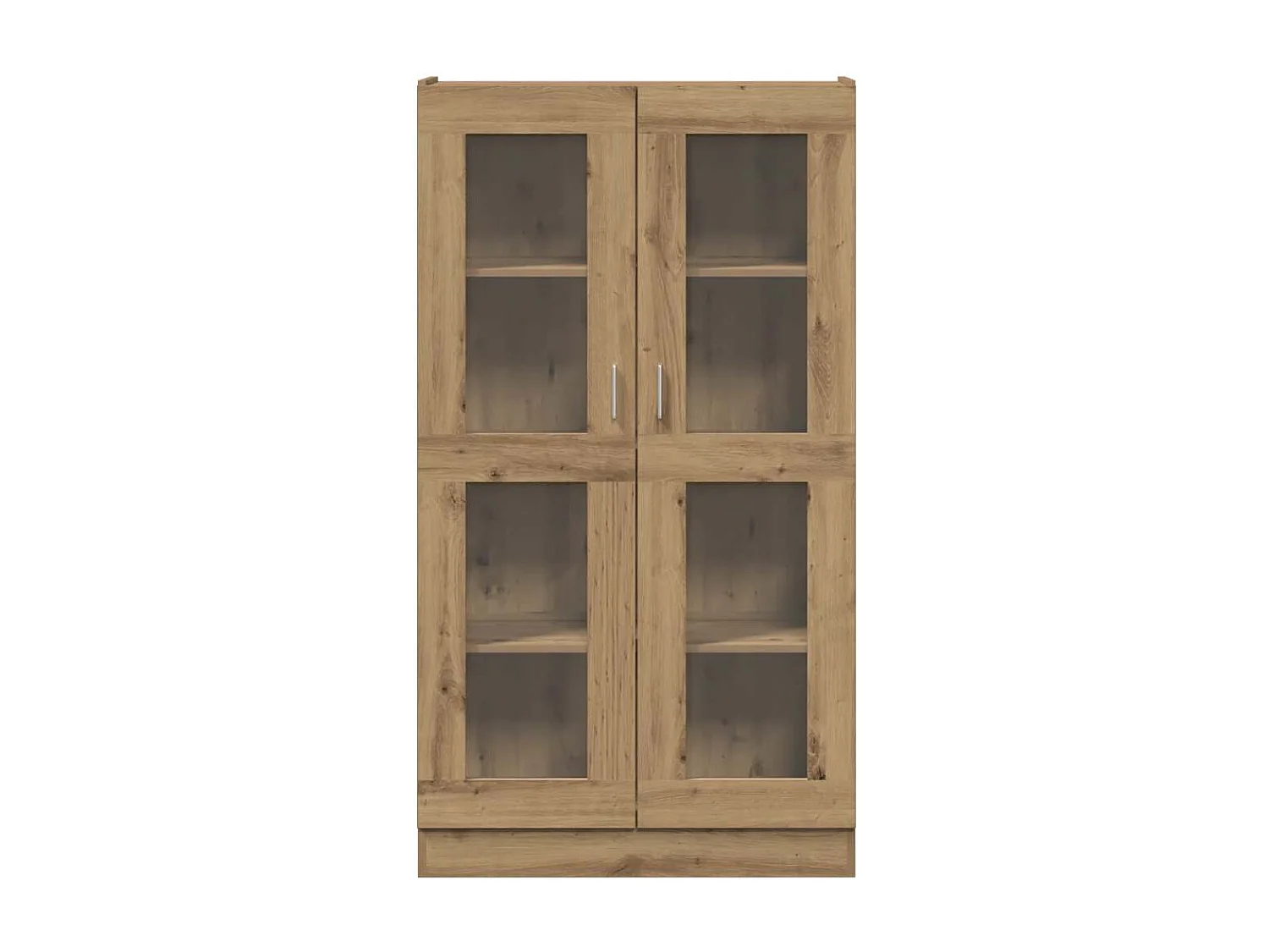 Buffet haut Chêne artisanal 82,5x30,5x150 cm Bois d'ingénierie