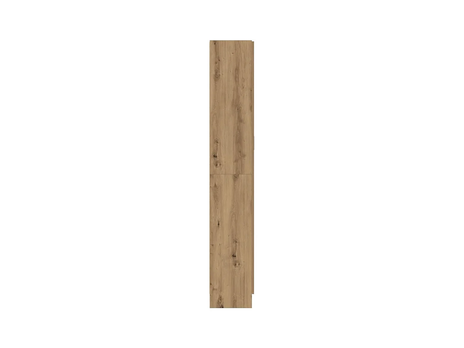 Buffet haut chêne artisanal 82,5x30,5x185 cm bois d'ingénierie