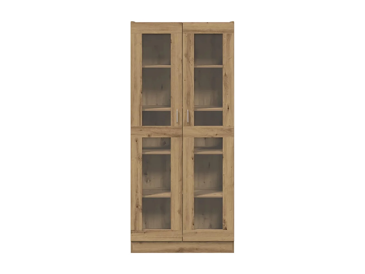 Aparador alto madera ingeniería roble artisan 82,5x30,5x185 cm
