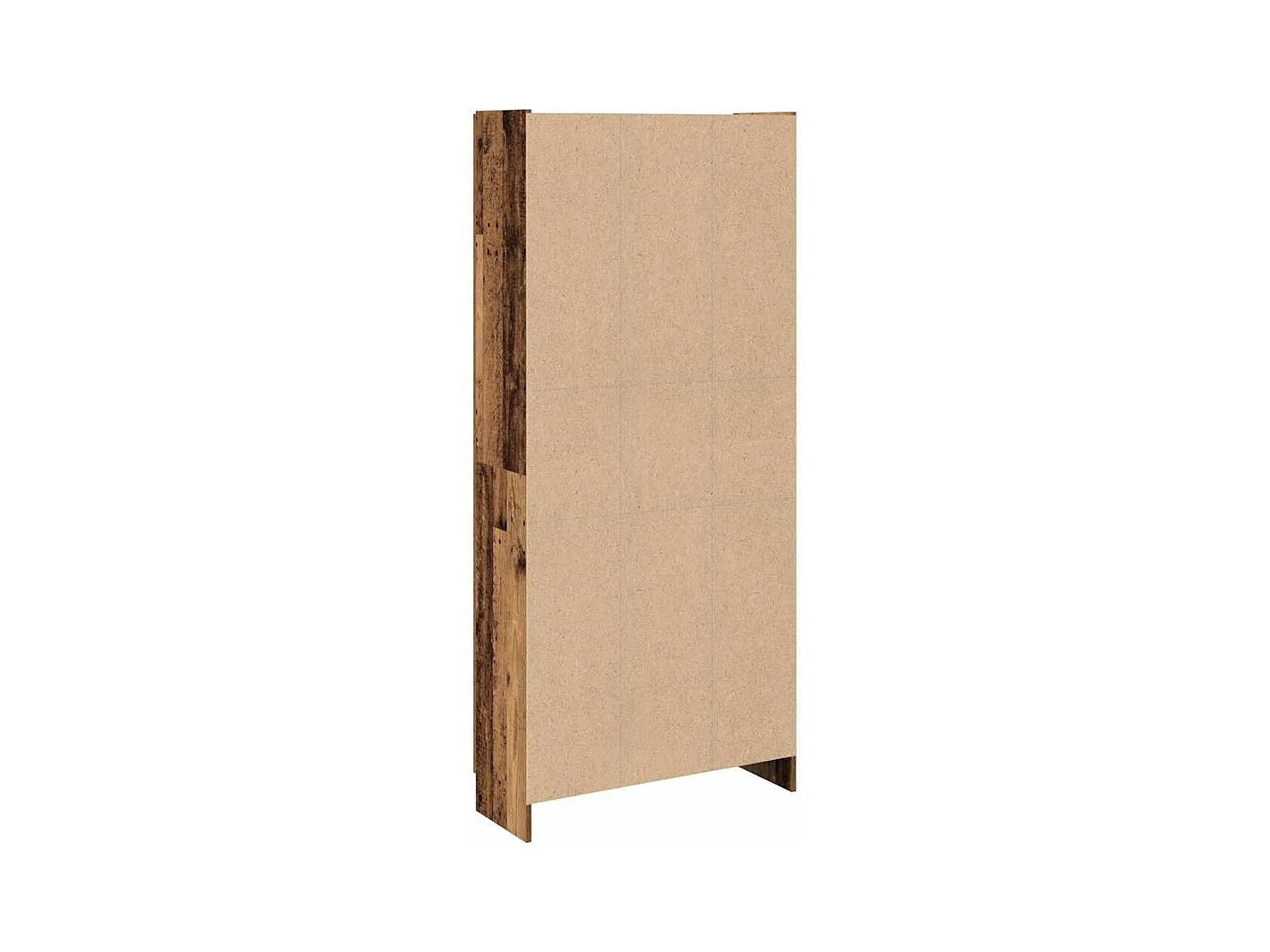 Buffet haut vieux bois 82,5x30,5x185 cm bois d'ingénierie