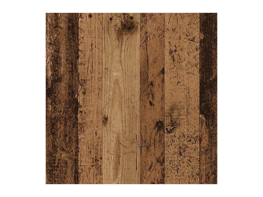 Buffet haut vieux bois 82,5x30,5x185 cm bois d'ingénierie