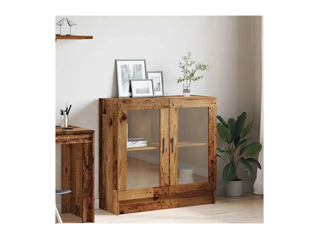 Meuble vieux bois 82,5x30,5x80 cm bois d'ingénierie