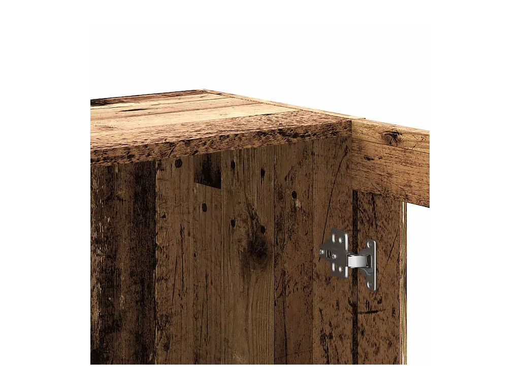 Meuble vieux bois 82,5x30,5x80 cm bois d'ingénierie