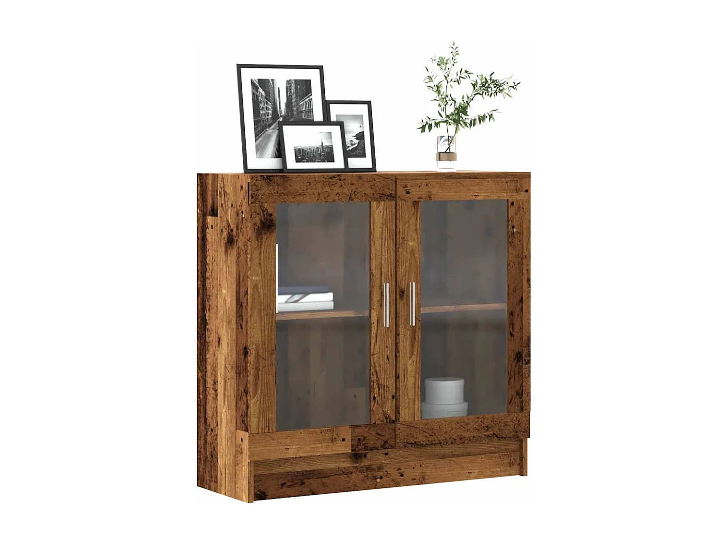 Meuble vieux bois 82,5x30,5x80 cm bois d'ingénierie