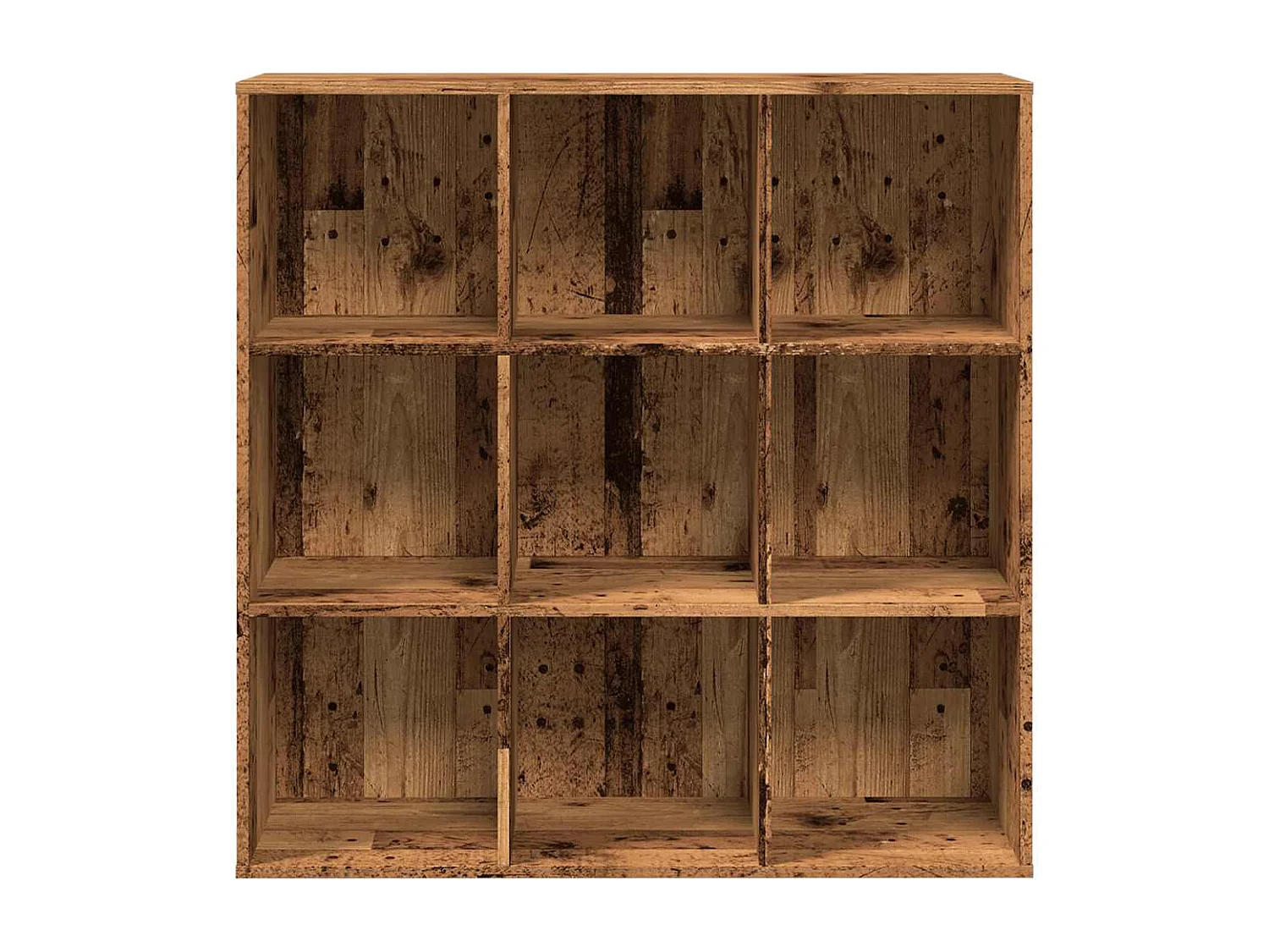 Armoire à livres vieux bois 98x29x97,5 cm