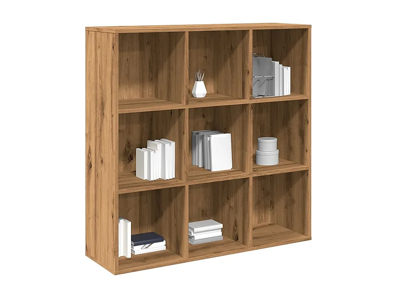 Armoire à livres chêne artisanal 98x29x97,5 cm