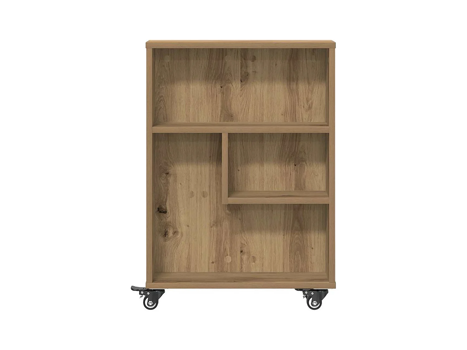 Aufbewahrungswagen Schmal Artisan-Eiche 48x13x68 Holzwerkstoff
