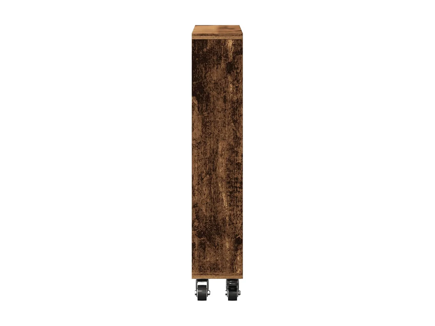 Carrello Stretto Legno Vecchio 48x13x68 cm in Truciolato