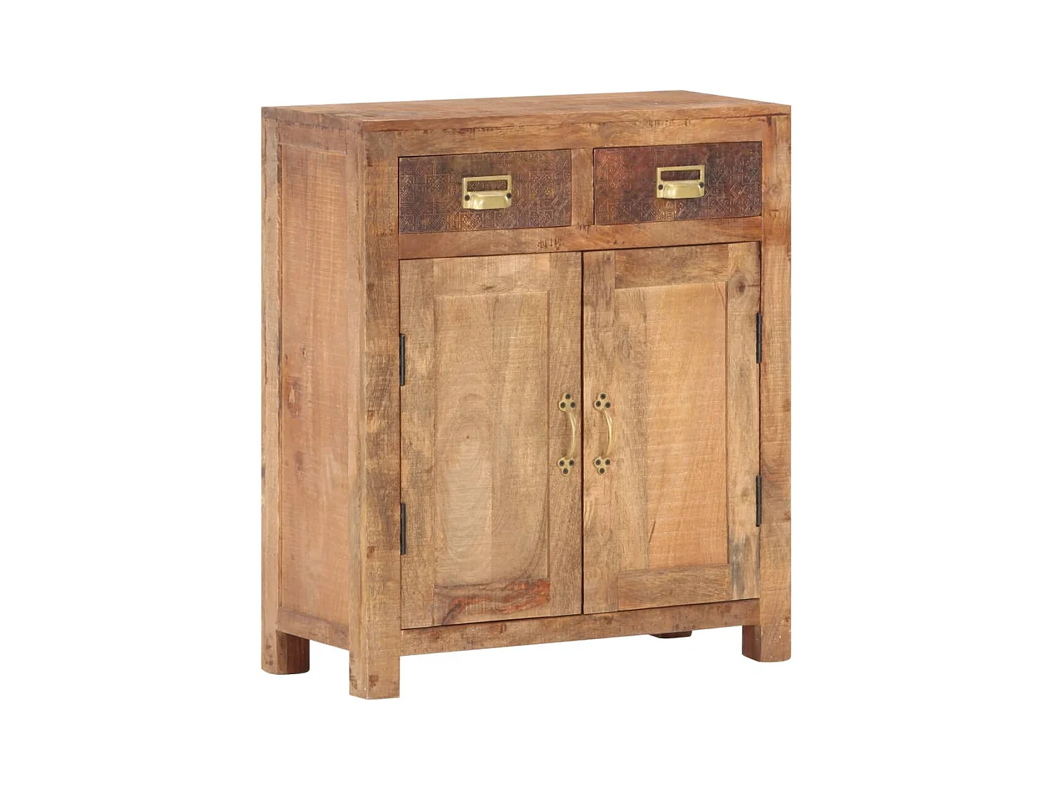 Buffet 65x30x75 cm Bois de manguier massif brut