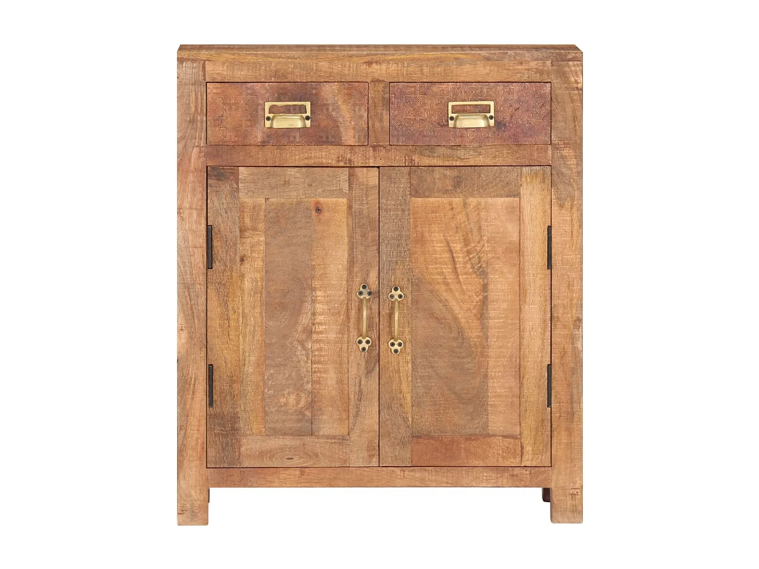 Aparador 65x30x75 cm madeira de mangueira maciça e áspera