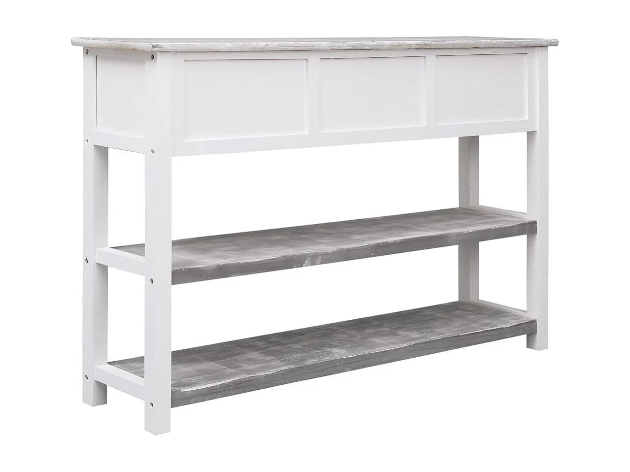 Buffet Antique Gris 115x30x76 cm Bois